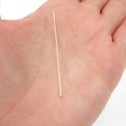Gauge Sterling Silver Flat 2 Inch Headpin